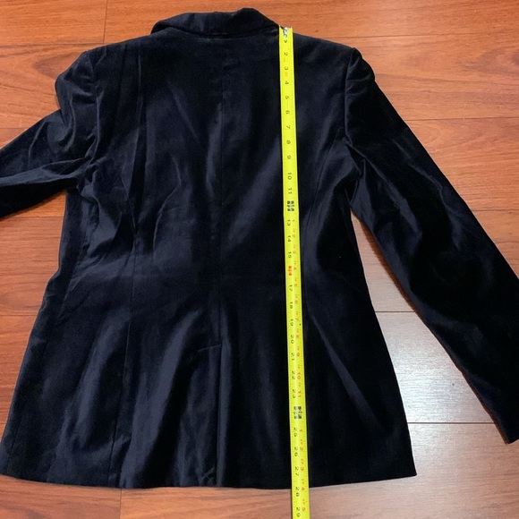 Ralph Lauren Blue Velvet Blazer - Picture 7 of 8